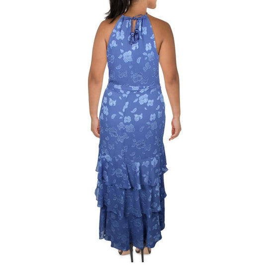 Womens Maxi Adjustable Halter Dress