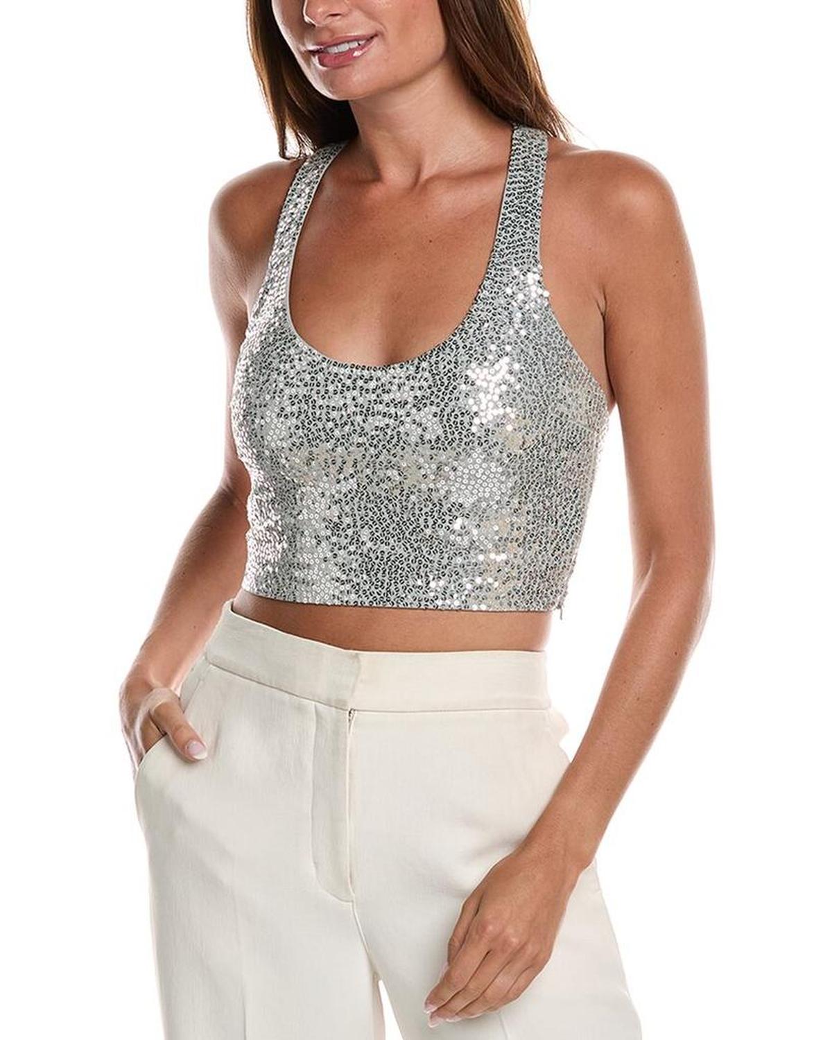 Michael Kors Collection Cropped Tank