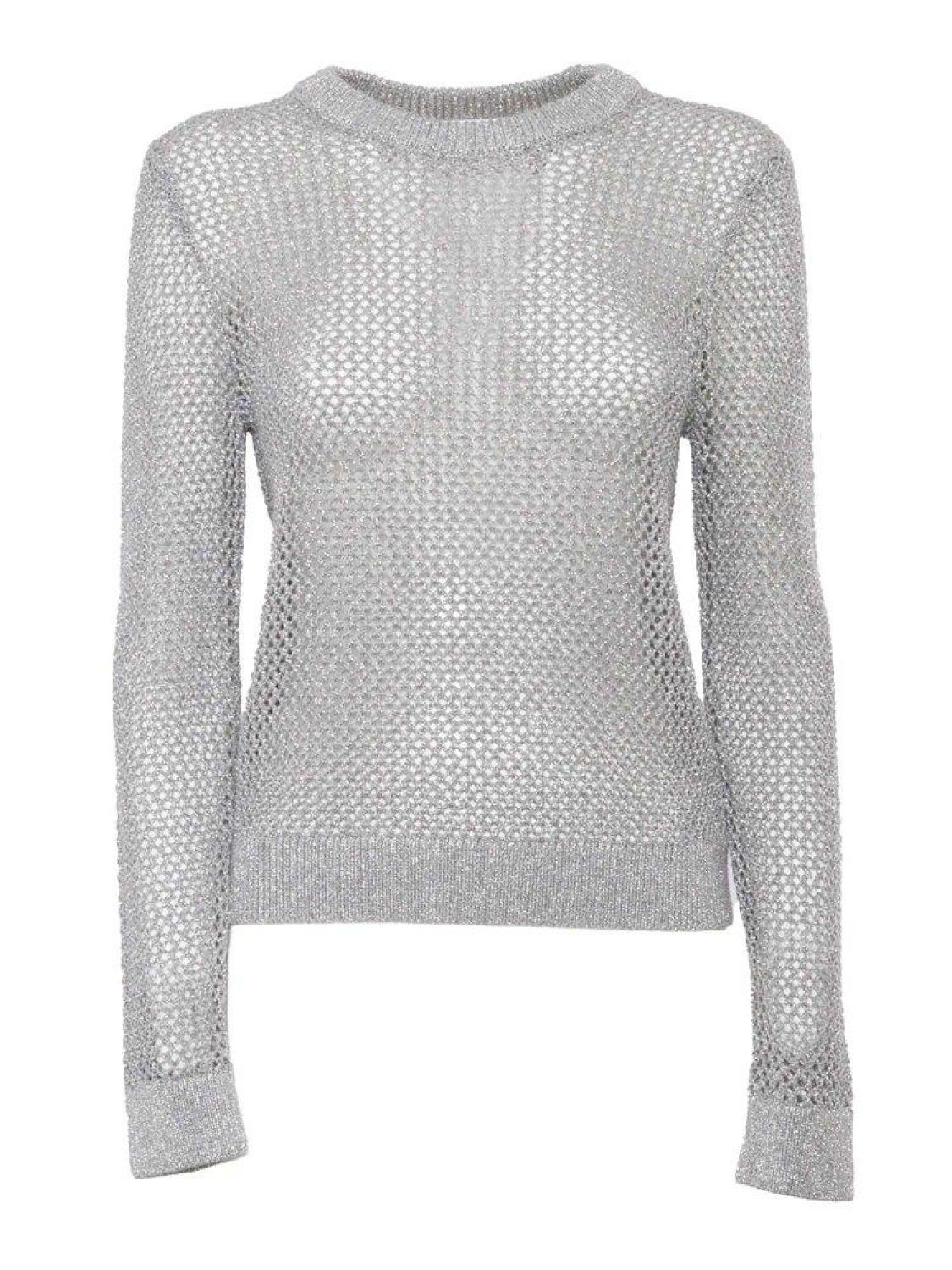 Michael Michael Kors Metallic Mesh Jumper