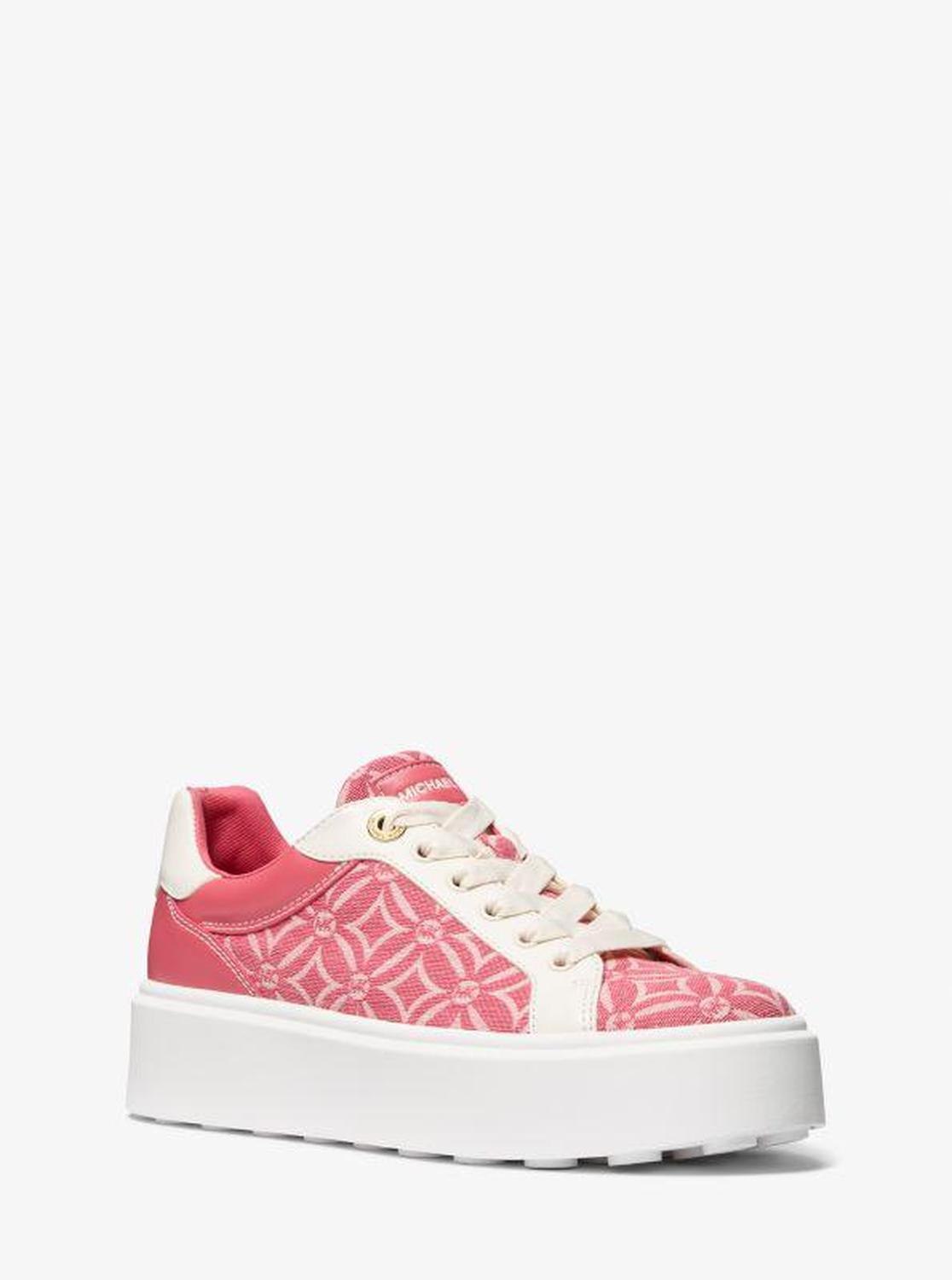 Romey Logo Jacquard Platform Sneaker