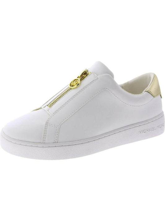 Womens Faux Leather Laceless Casual And Fashion Sneakers