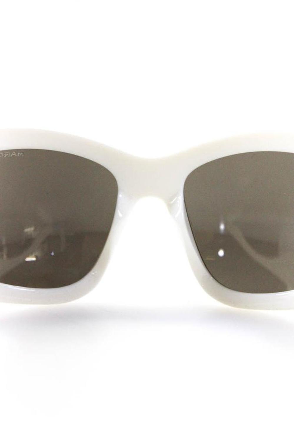 Marc Jacobs Womens SZJT4 Logo Cream Wrap Sunglasses from eBay Endless Runway