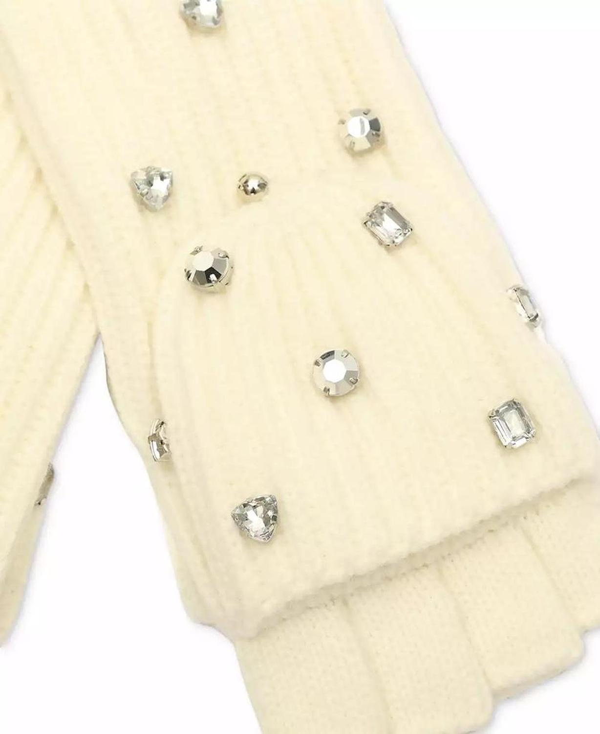 Women's Embellished Pop-Top Gloves