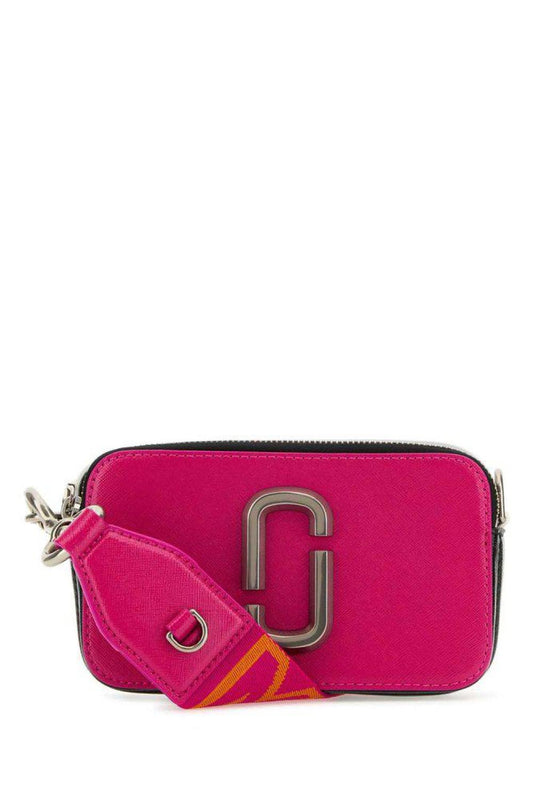 Marc Jacobs The Snapshot Logo Plaque Crossbody Bag