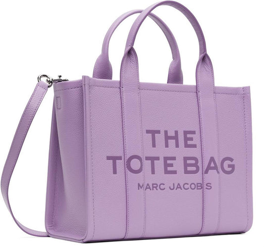 Purple 'The Leather Medium' Tote