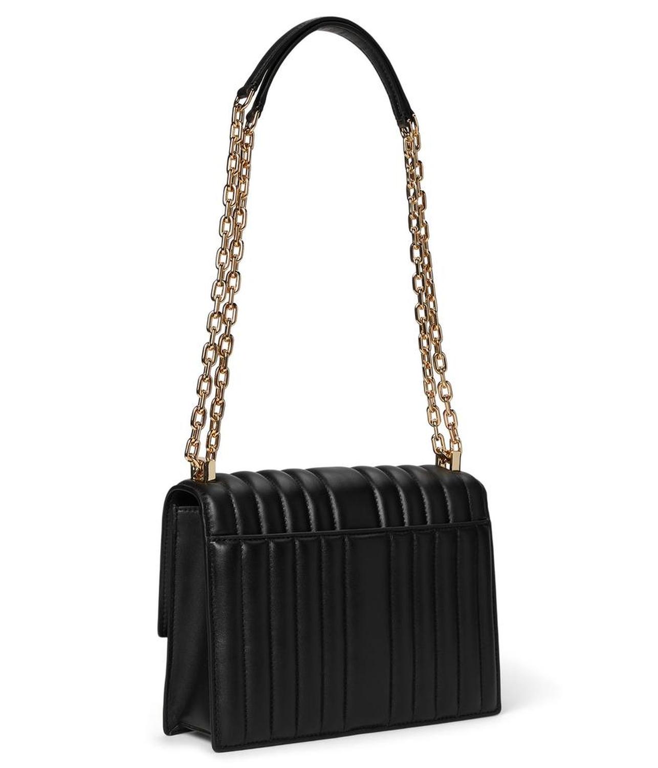 Deco Quilted Leather Chain Shoulder