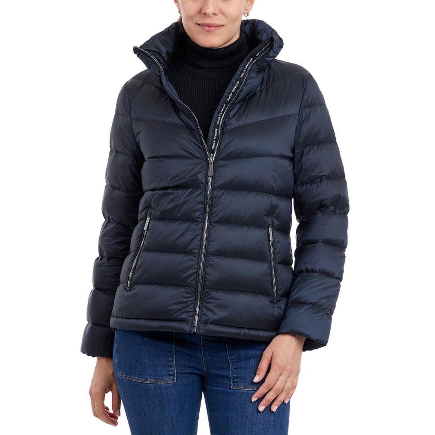 Women's Hooded Shine Packable Down Puffer Coat, Created for Macy's