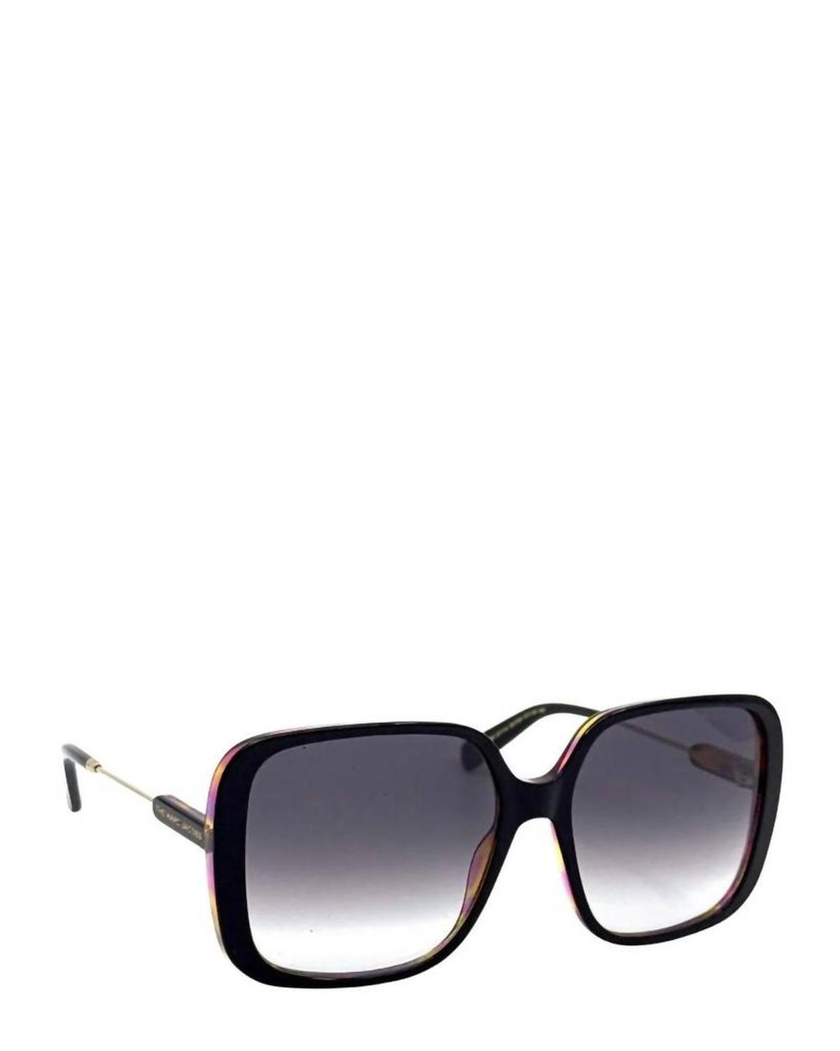 Women's Oversized Gradient Sunglasses In Black/dark Grey