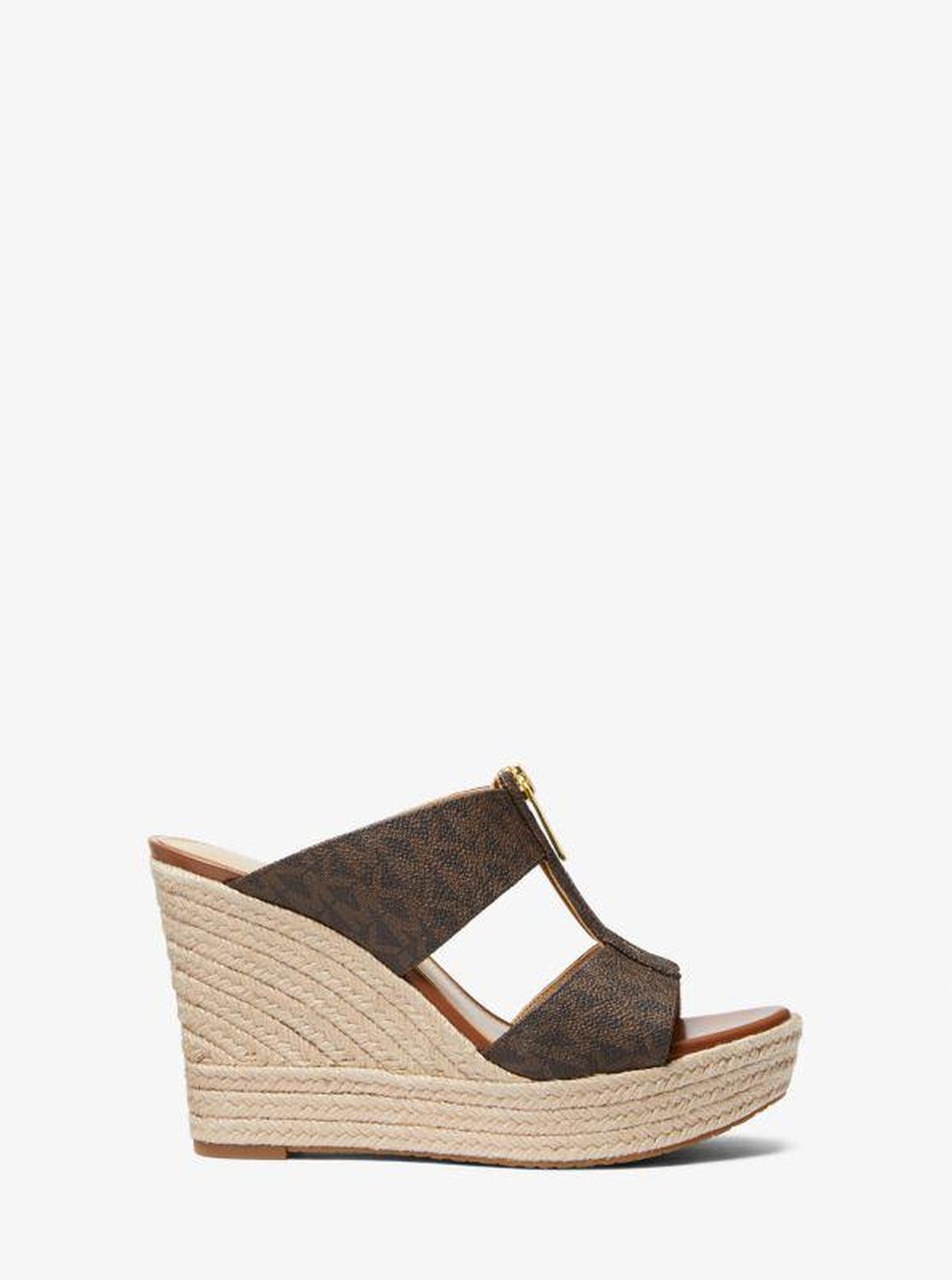 Bradley Signature Logo Wedge Sandal