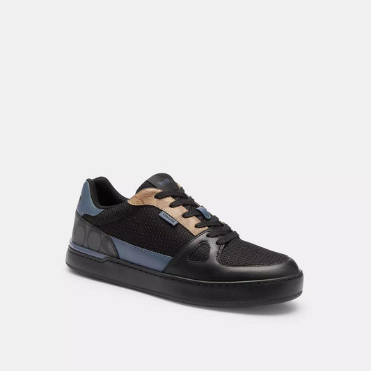 Coach Outlet Clip Court Sneaker In Colorblock Signature Canvas