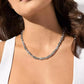 Rhodium-Plated Brass Astor Link Unisex Chain Necklace