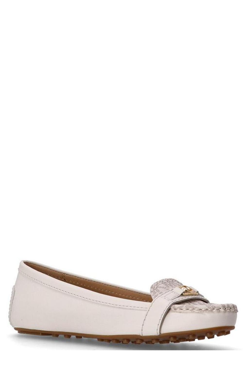 Michael Kors Logo Plaque Ballerina Shoes