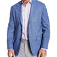 Mens Plaid Recycled Polyester Two-Button Blazer