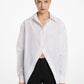 Silk and Cotton Taffeta Portrait Collar Shirt