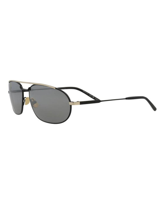 Round-Frame Metal Sunglasses