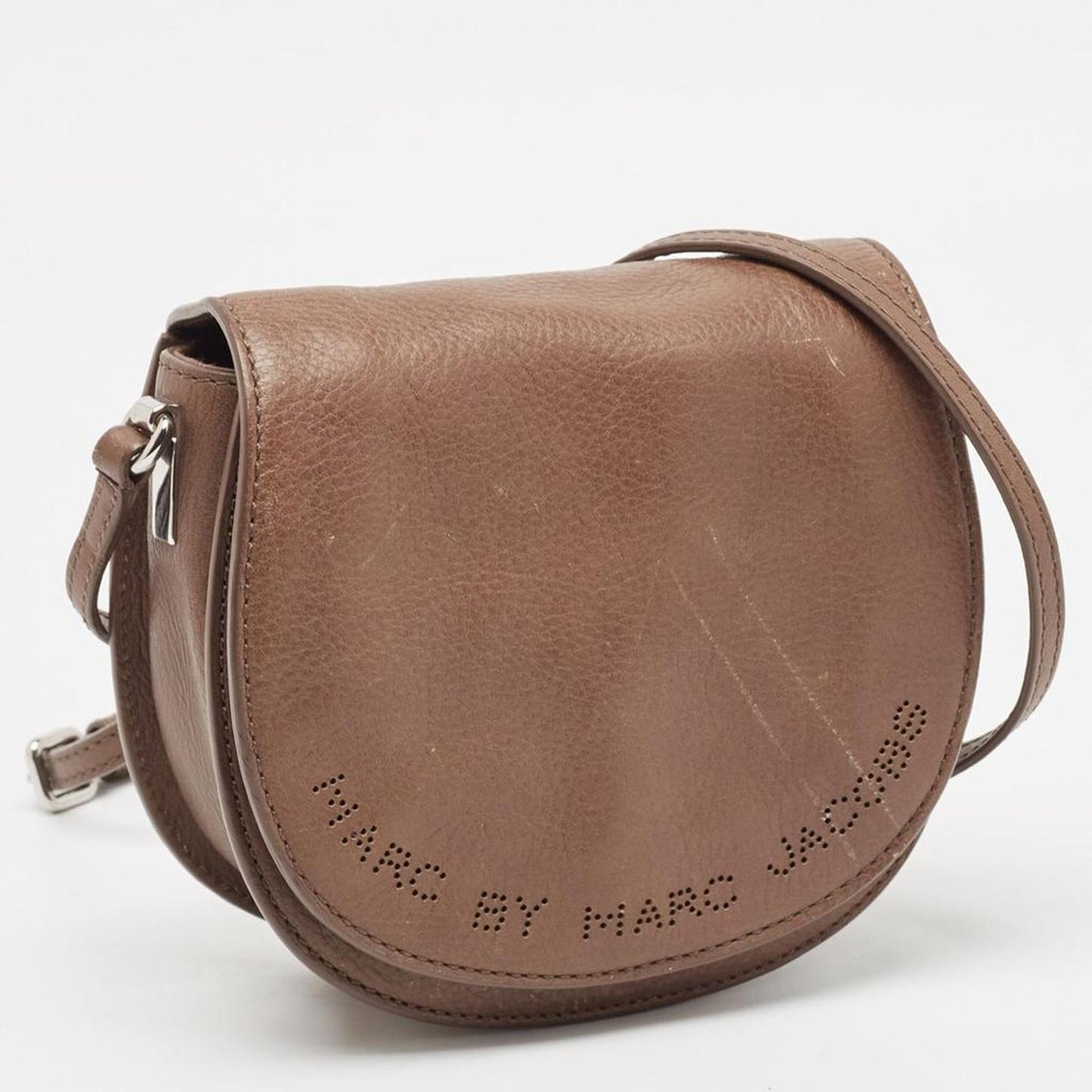 Marc By Marc Jacobs Brown Leather Sweet Jane June Crossbody Bag