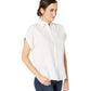 Linen Dolman-Sleeve Shirt