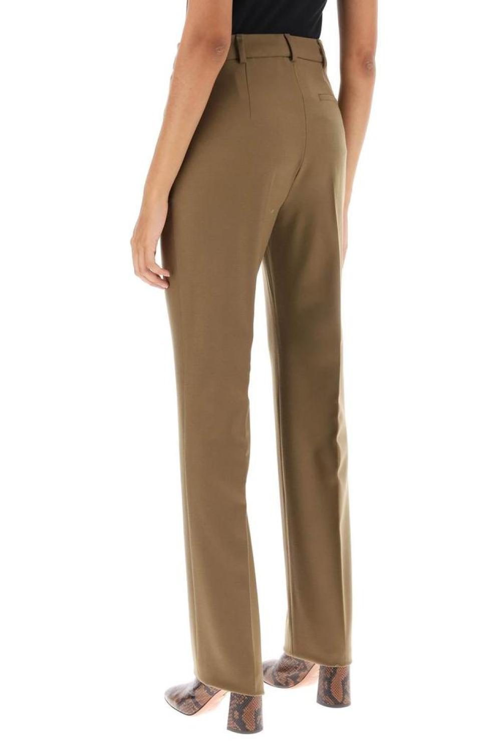 Sportmax 'mora' Flannel Cigarette Pants