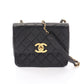 Big Coco Mark Chain Shoulder Bag Lambskin  Gold Hardware