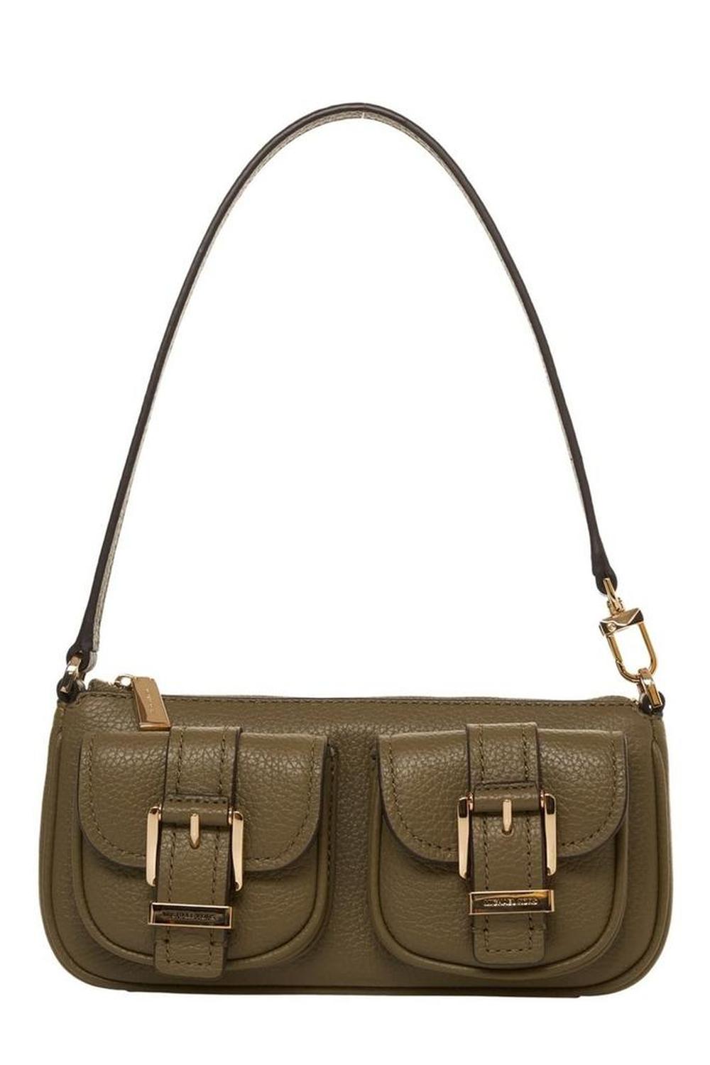 Michael Michael Kors Zoe Small Pebbled Pochette Bag