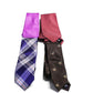 Michael Kors Roundtree & Yorke Men's Ties Purple Brown Red Lot 4