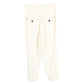 Sportmax Pleated Straight-Leg Trousers in Cream Acetate