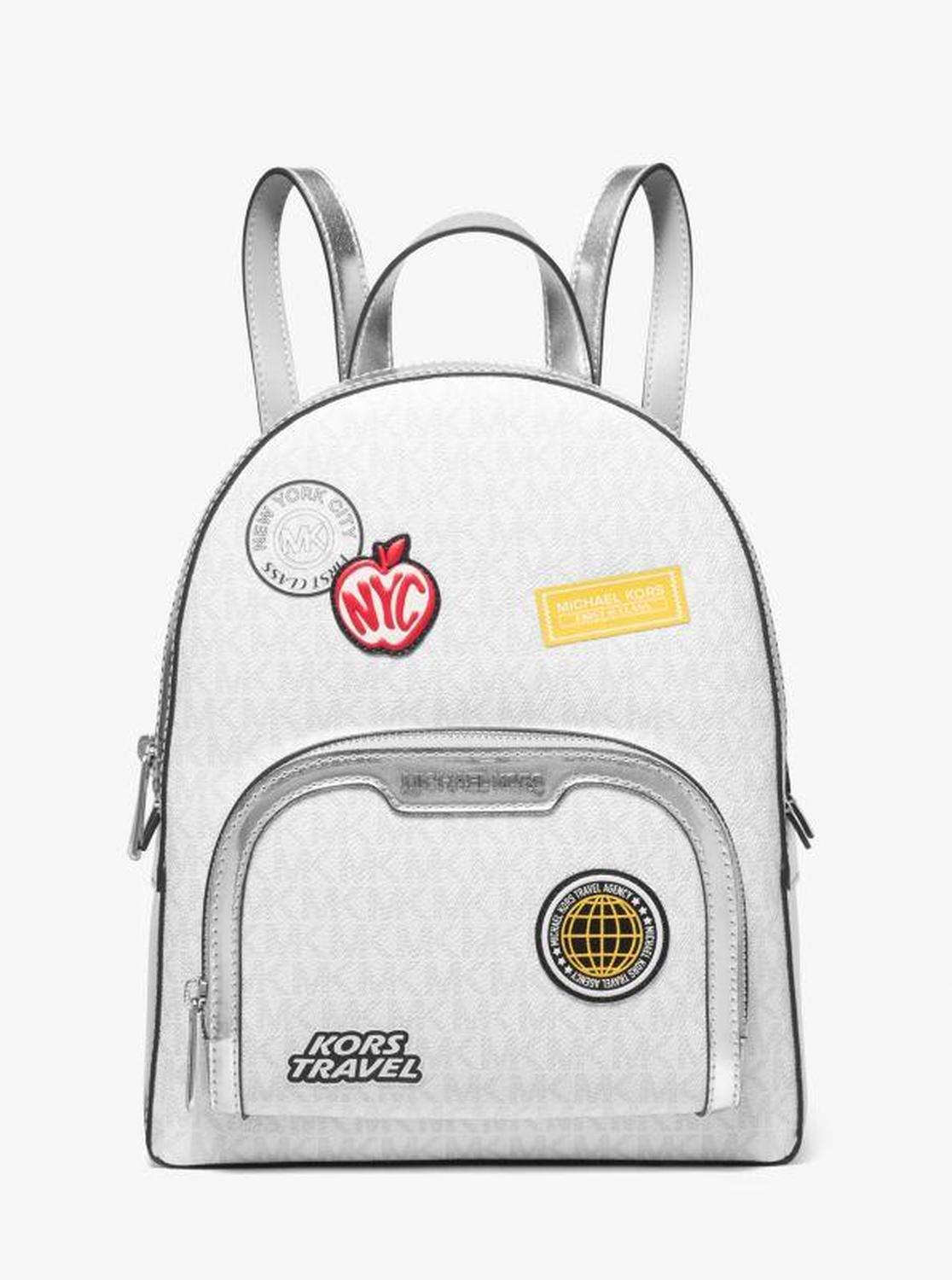 Jaycee Medium Embellished Signature Logo Backpack