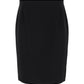 Max Mara Pencil Skirt in Black Silk