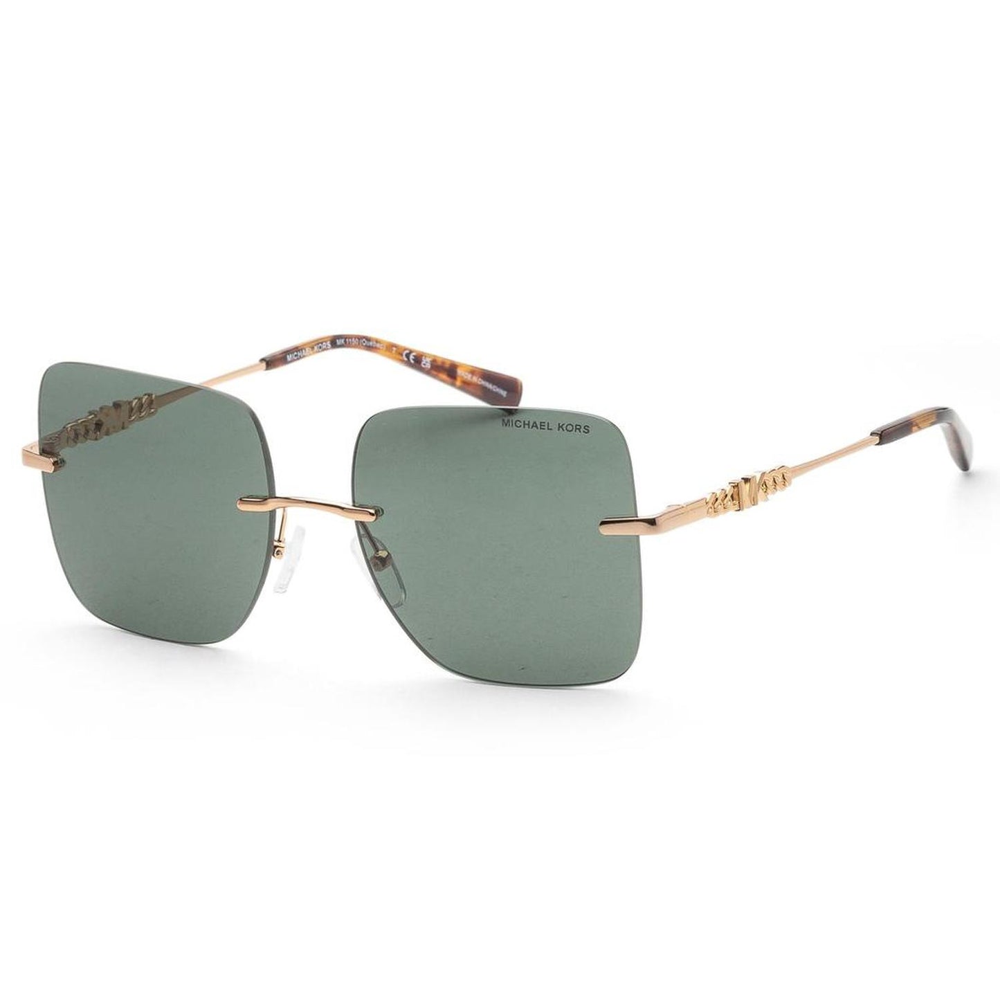 Michael Kors Women's 55mm Green Solid Sunglasses MK1150-18963H-55