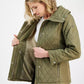 Women's Quilted Hooded Zip-Front Coat, Exclusively at Macy's