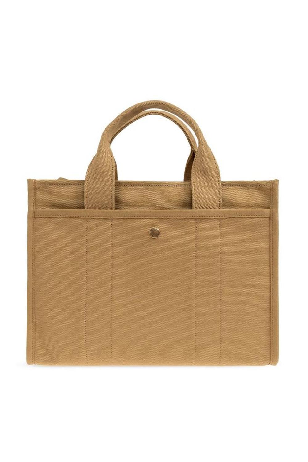 Coach Logo Flocked Tote Bag