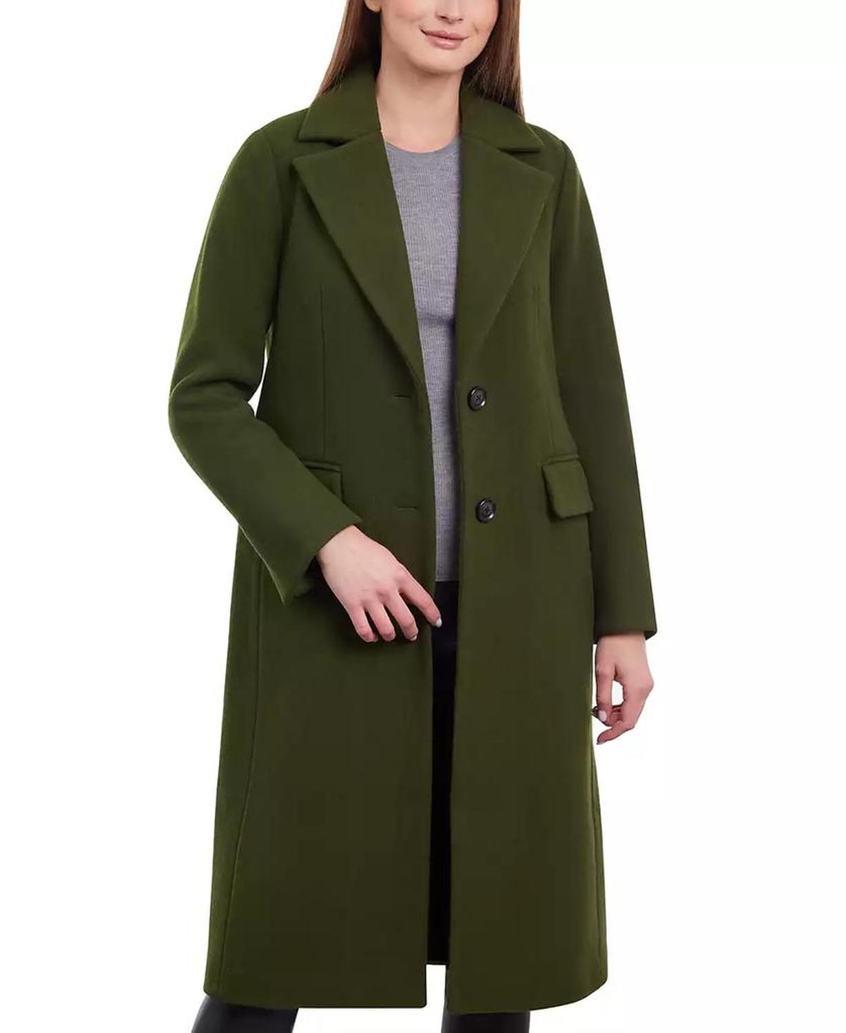 Petite Single-Breasted Coat, Created for Macy's