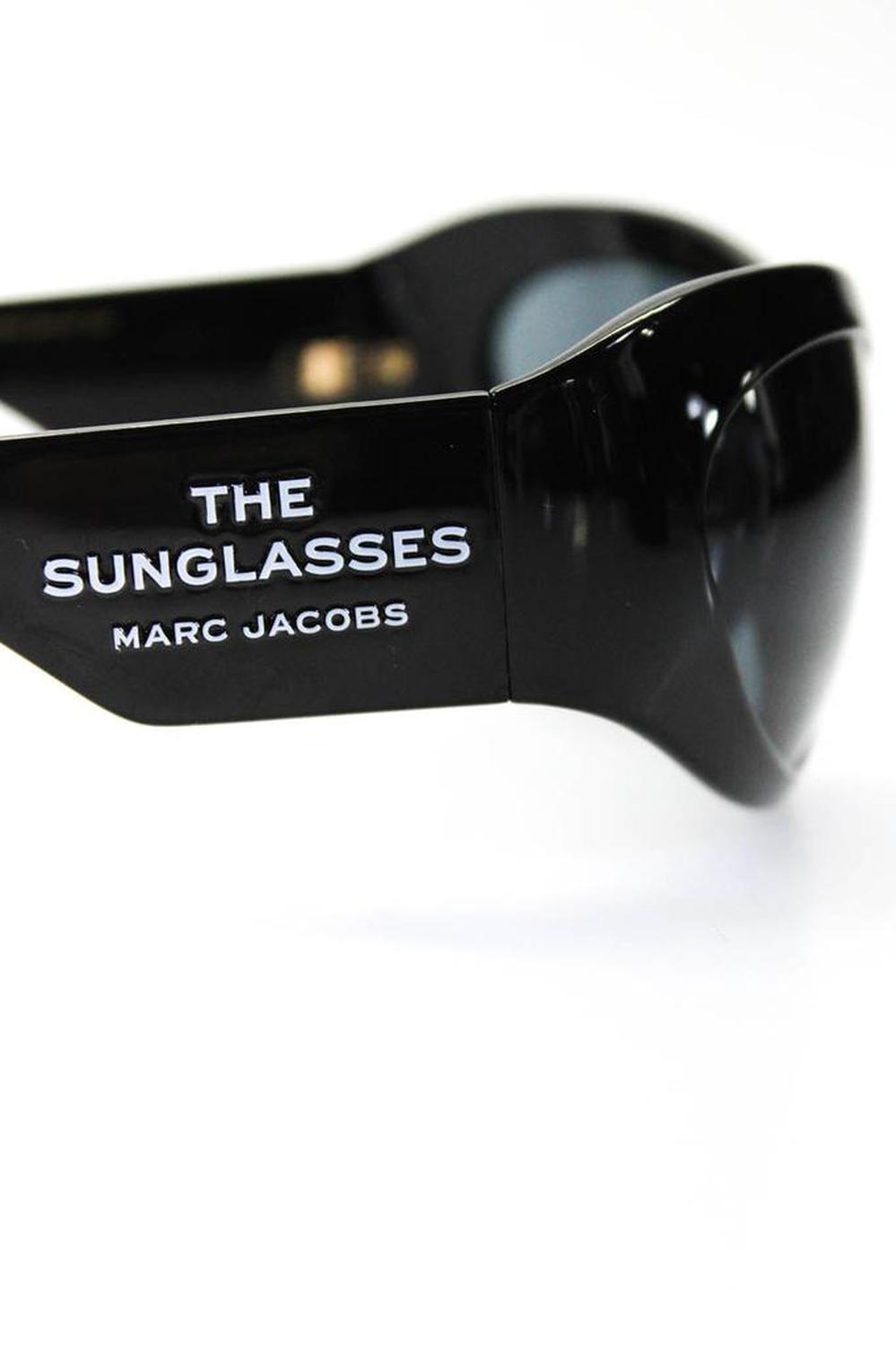 Marc Jacobs Womens 807IR Black The Wrapped Sunglasses from eBay Endless Runway