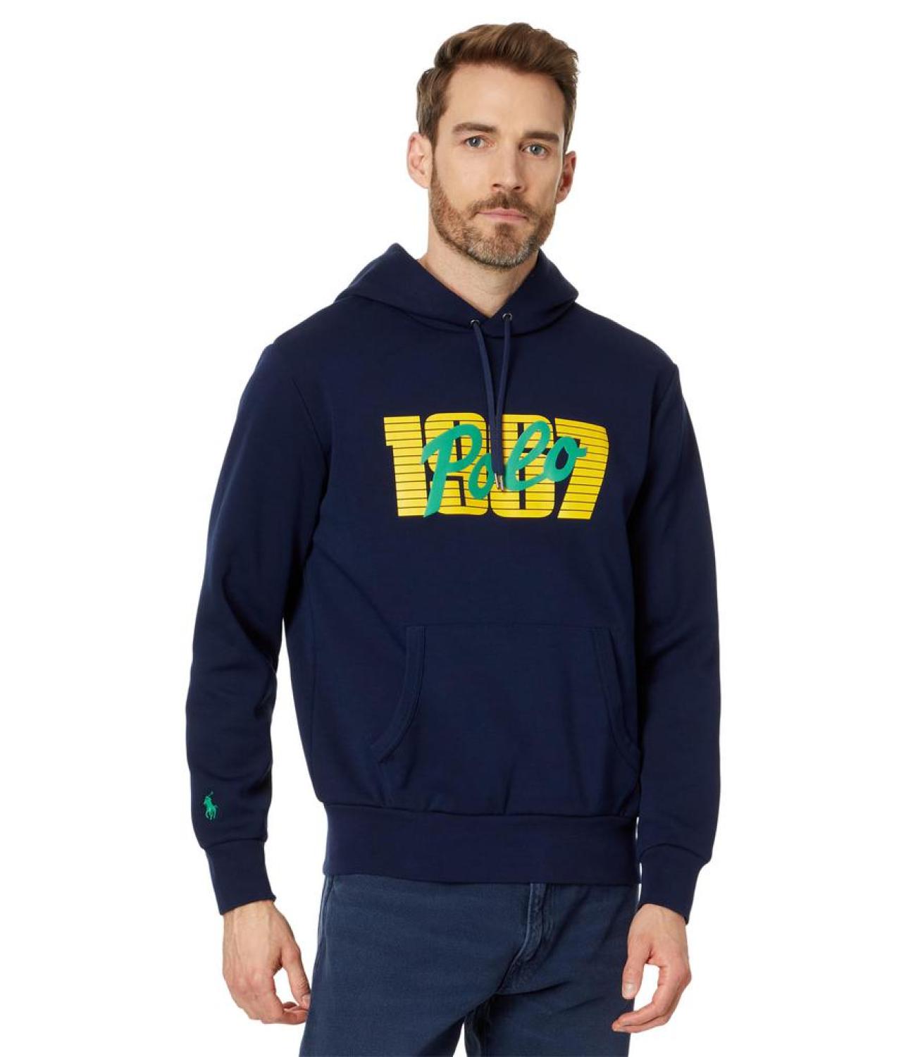 Logo Double-Knit Hoodie