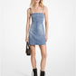 Stretch Denim Mini Dress