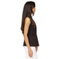 Women's Twist-Front Sleeveless Baby-Doll Top