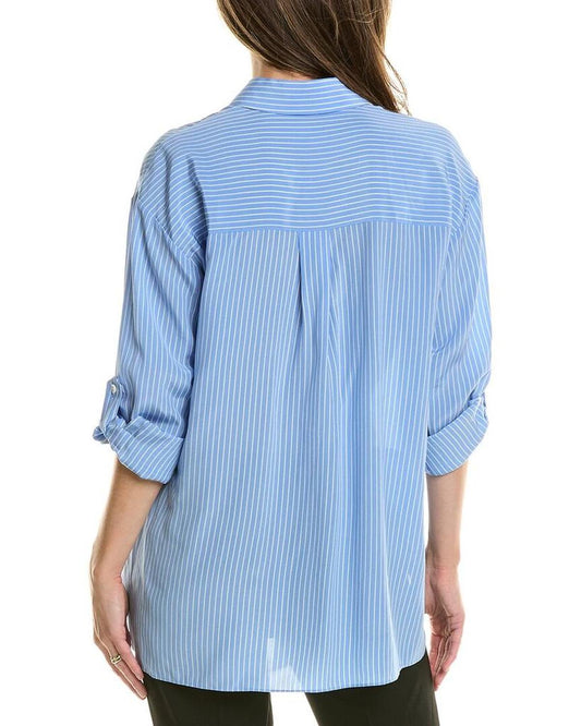 Stripe Silk Shirt