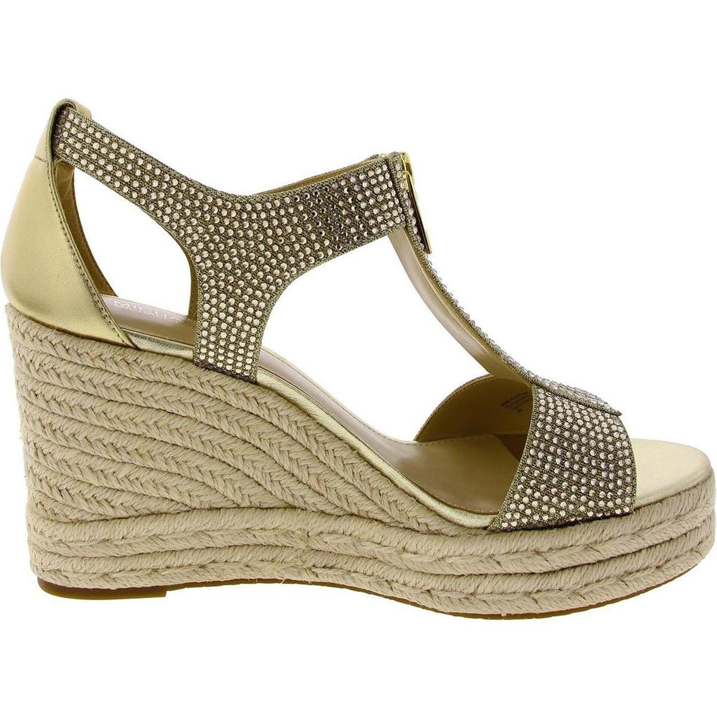 Berkley Womens Canvas Open Toe Wedge Sandals