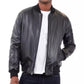 Men's Faux Leather Moto Jacket