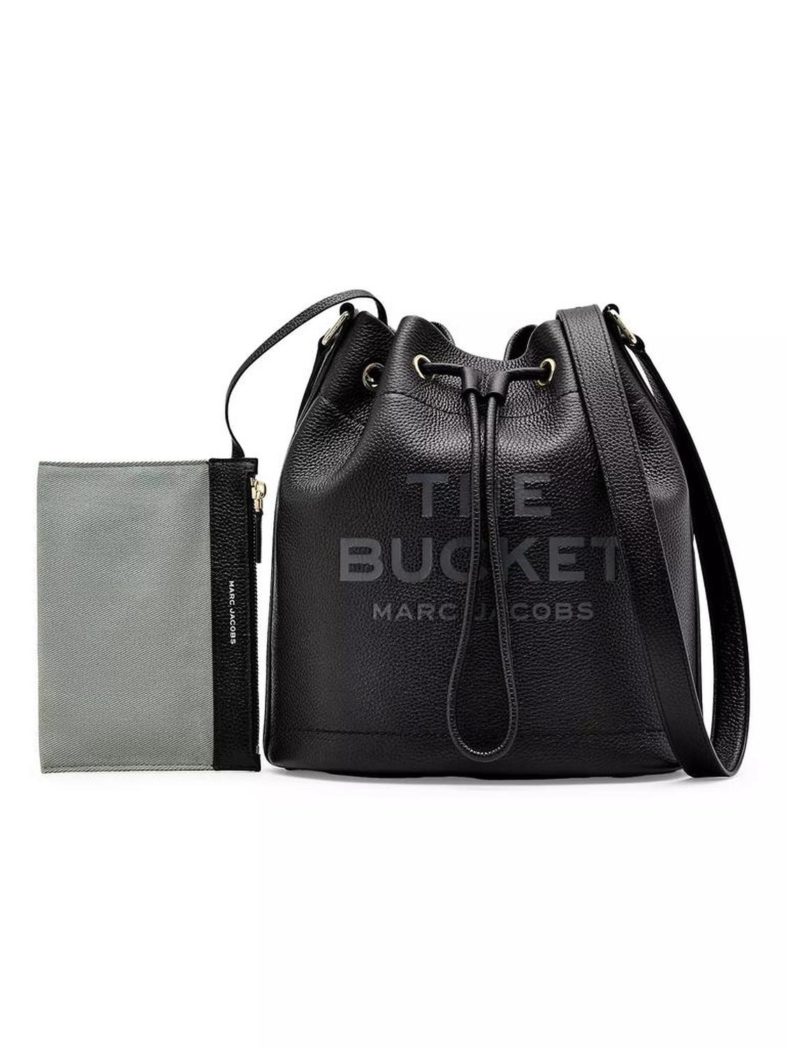 The Shoulder Leather Bucket Bag