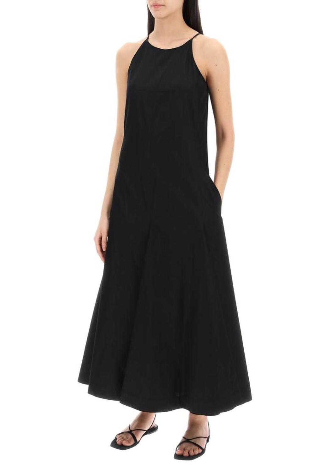 Sportmax Maxi Cactus Poplin Dress