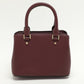 Burgundy Leather Xs Savannah Satchel