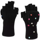 Women's Embellished Pop-Top Gloves