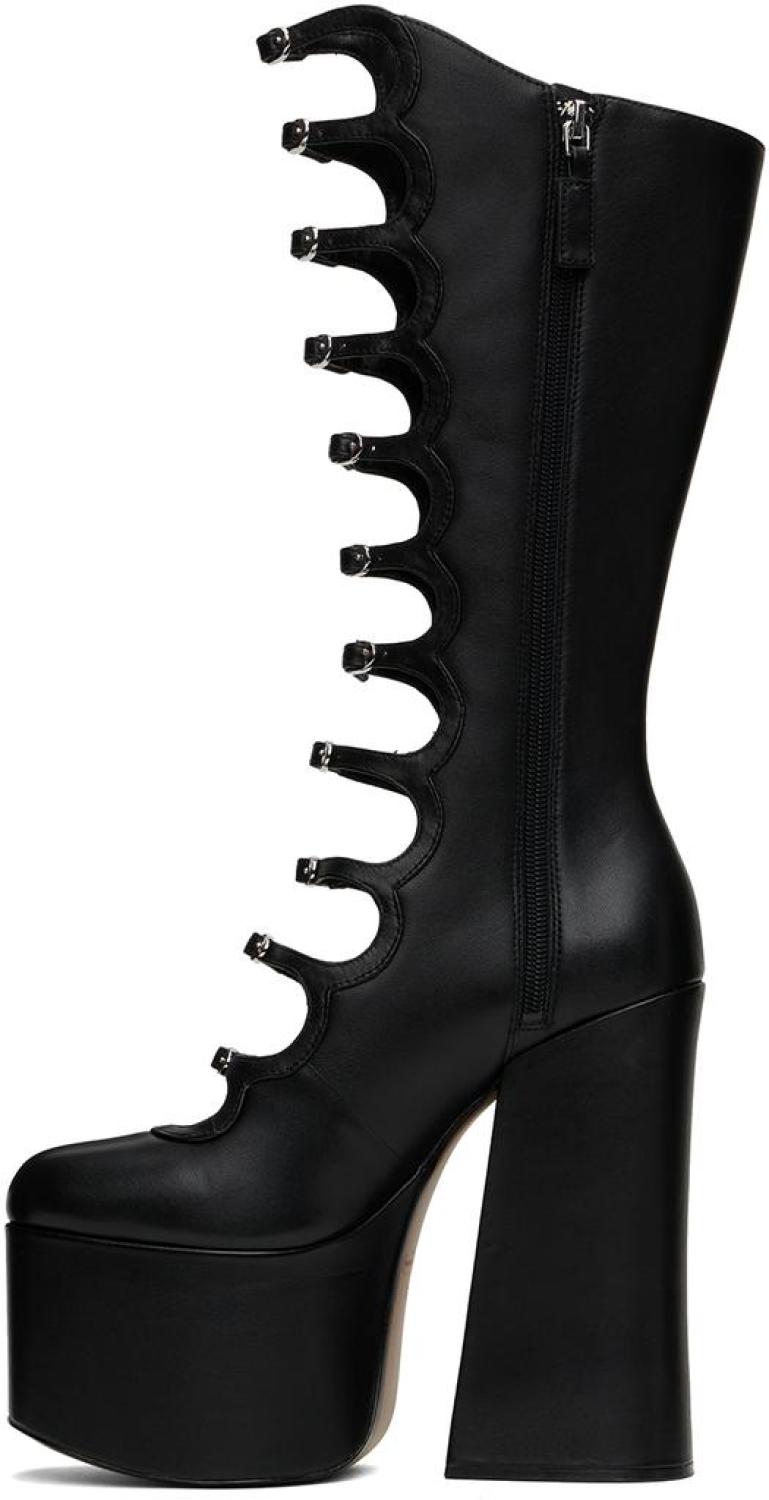 Black 'The Kiki Knee-High' Tall Boots