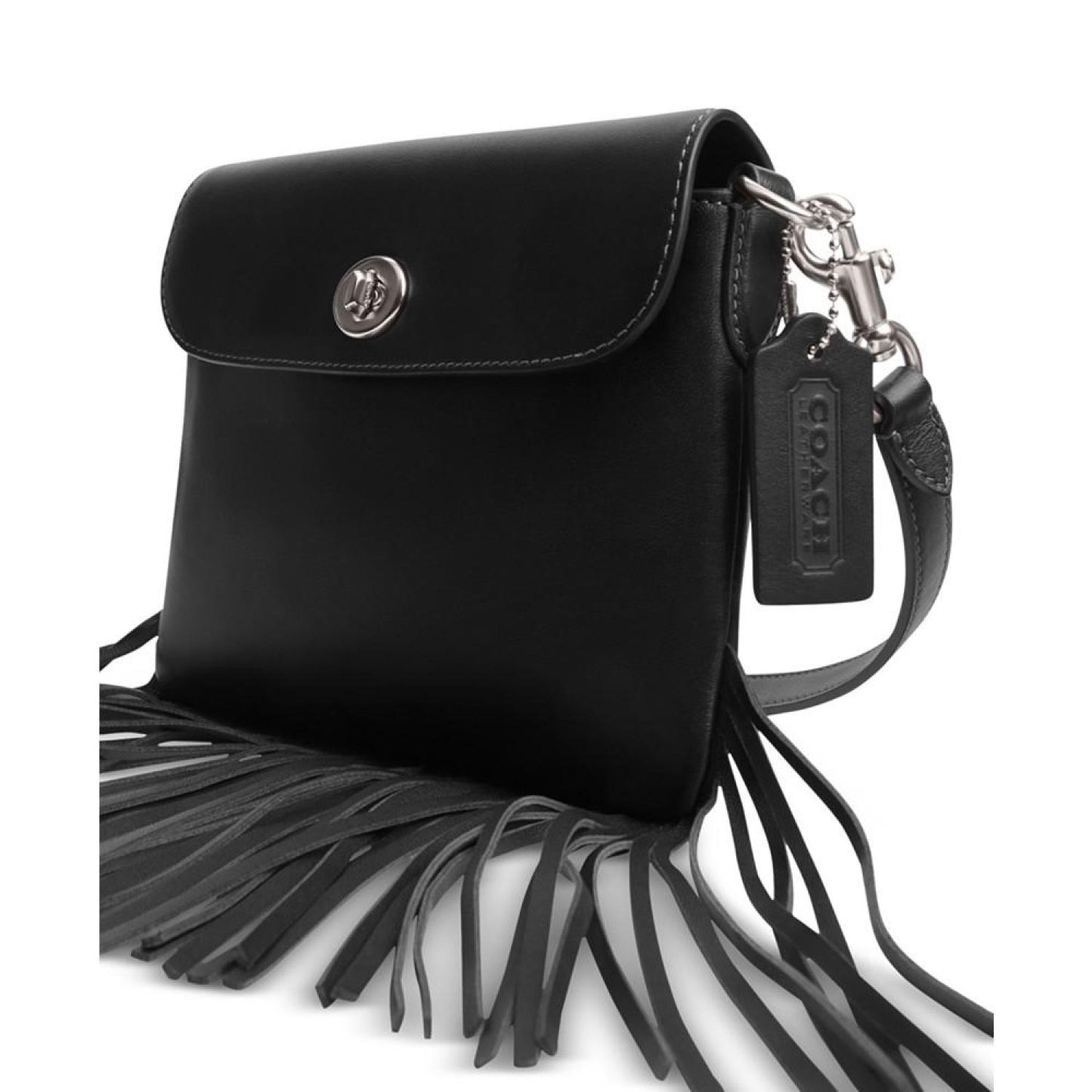 Leather 1964 Fringe Crossbody