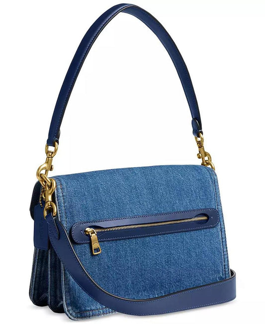 Chain Tabby Small Denim Shoulder Bag