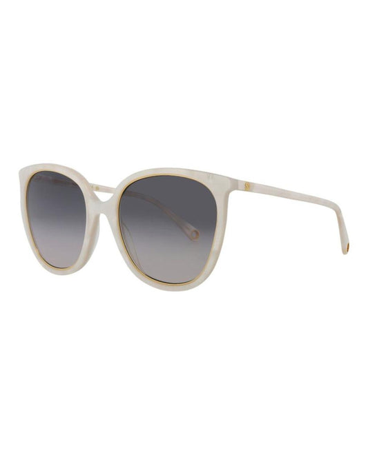 Round-Frame Acetate Sunglasses