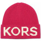 KORS Fisherman's Rib Beanie and Scarf Set