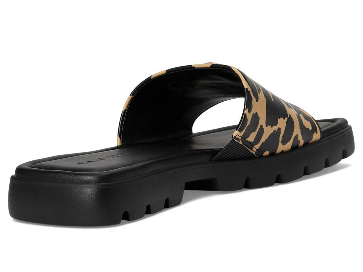 Florence Sandal with Leopard Print