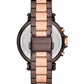 Women's Maren Chronograph Chocolate and Rose Gold-Tone Stainless Steel Watch 40mm